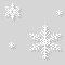 冬、雪の結晶の壁紙、背景素材 m08