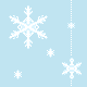 冬、雪の結晶の壁紙、背景素材 na01