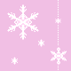 冬、雪の結晶の壁紙、背景素材 na03