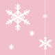 冬、雪の結晶の壁紙、背景素材 na04