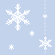 冬、雪の結晶の壁紙、背景素材 na09