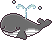 クジラのアイコン、イラスト s06