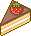 苺チョコケーキのアイコン、イラスト r03