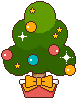 クリスマスツリーのアイコン、イラスト cba03