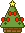 クリスマスツリーのアイコン、イラスト wa01