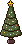 クリスマスツリーのアイコン、イラスト h01