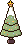 クリスマスツリーのアイコン、イラスト h06