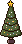 クリスマスツリーのアイコン、イラスト ha01