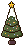 クリスマスツリーのアイコン、イラスト haf02