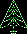イルミネーションクリスマスツリーのアイコン、イラスト n02