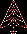 イルミネーションクリスマスツリーのアイコン、イラスト n03