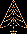 イルミネーションクリスマスツリーのアイコン、イラスト n04