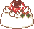 クリスマスケーキのアイコン、イラスト tb03