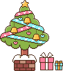 クリスマスツリーのアイコン、イラスト xb05