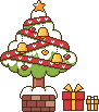 クリスマスツリーのアイコン、イラスト xca02