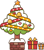 クリスマスツリーのアイコン、イラスト xca04