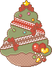 クリスマスツリーのアイコン、イラスト la04
