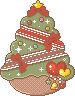 クリスマスツリーのアイコン、イラスト laa04