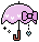 傘のアイコン、イラスト b10
