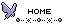 蝶のHOMEアイコン 29b-home