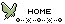 蝶のHOMEアイコン 29c-home