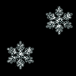 雪の結晶の壁紙、背景素材 pa01