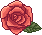 薔薇のアイコン、イラスト gb01