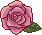 薔薇のアイコン、イラスト gb03