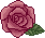 薔薇のアイコン、イラスト gb09