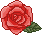 薔薇のアイコン、イラスト gb11
