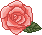 薔薇のアイコン、イラスト gb12