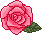 薔薇のアイコン、イラスト gb13
