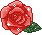 薔薇のアイコン、イラスト gc11