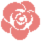 薔薇のアイコン、イラスト ua01