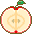 りんごのアイコン、イラスト f03