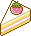 苺ケーキのアイコン、イラスト r02