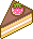 苺チョコケーキのアイコン、イラスト r04