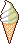 ソフトクリームのアイコン、イラスト ka08