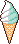 ソフトクリームのアイコン、イラスト ka11