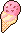 アイスクリームのアイコン、イラスト ec08