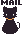 黒猫のメールアイコン x20