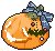 ハロウィンのかぼちゃのアイコン、イラスト vbf01