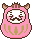 亥年/猪だるまのアイコン、イラスト(gifアニメ) ba05