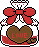 バレンタイン、チョコのアイコン、イラスト j01