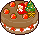 クリスマスケーキのアイコン、イラスト y02