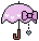 傘のアイコン、イラスト ba10