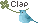 鳥のWEB拍手アイコン 54a-clap