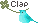 鳥のWEB拍手アイコン 54b-clap