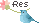 鳥の返信アイコン 54c-res